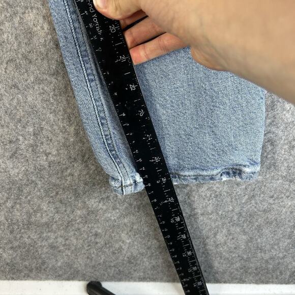 Agolde Jeans Womens 28 Blue Denim Wilder Mid Rise Straight Distressed Organic - Picture 8 of 12